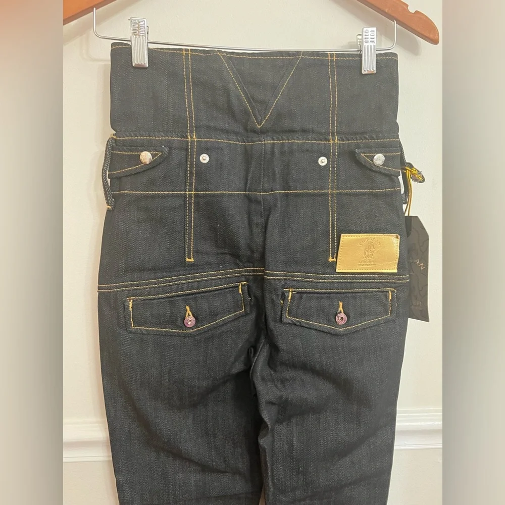 Christian Audigier High-Waisted Five-Button Skinny Stacy Denim Size 28 - Picture 8 of 15